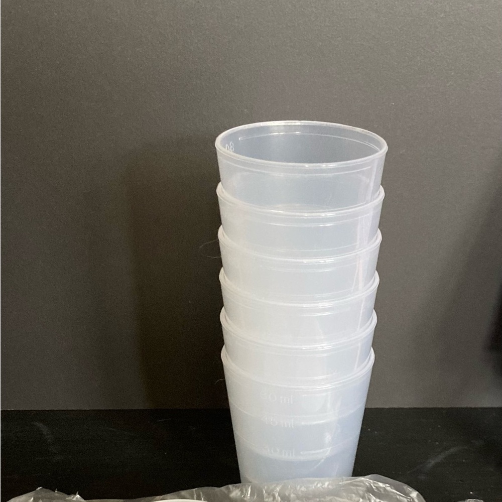 Set of Six New Tupperware Mini containers Classic Sheer - Picture 4 of 4